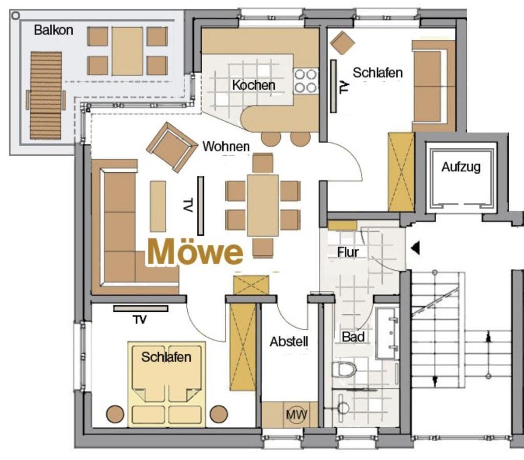 Baltic House Moewe Apartment Timmendorfer Strand Exterior photo